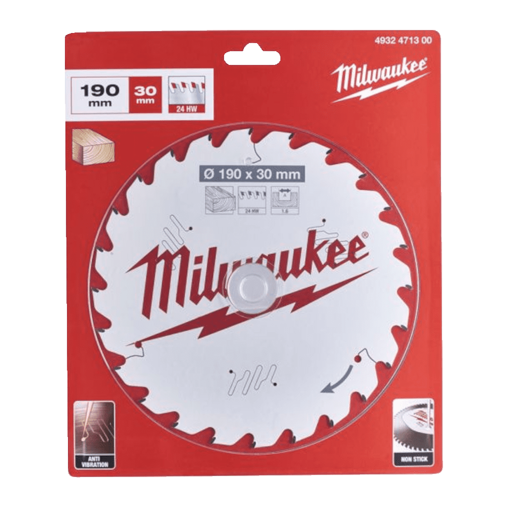 Panza de circular pentru lemn 190mm Milwaukee Z24 Panza de circular pentru lemn 190mm Milwaukee Z24
