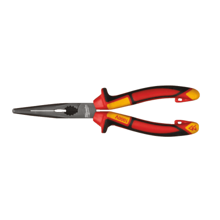 Cleste VDE cu nas lung 205mm si varf indoit Milwaukee
