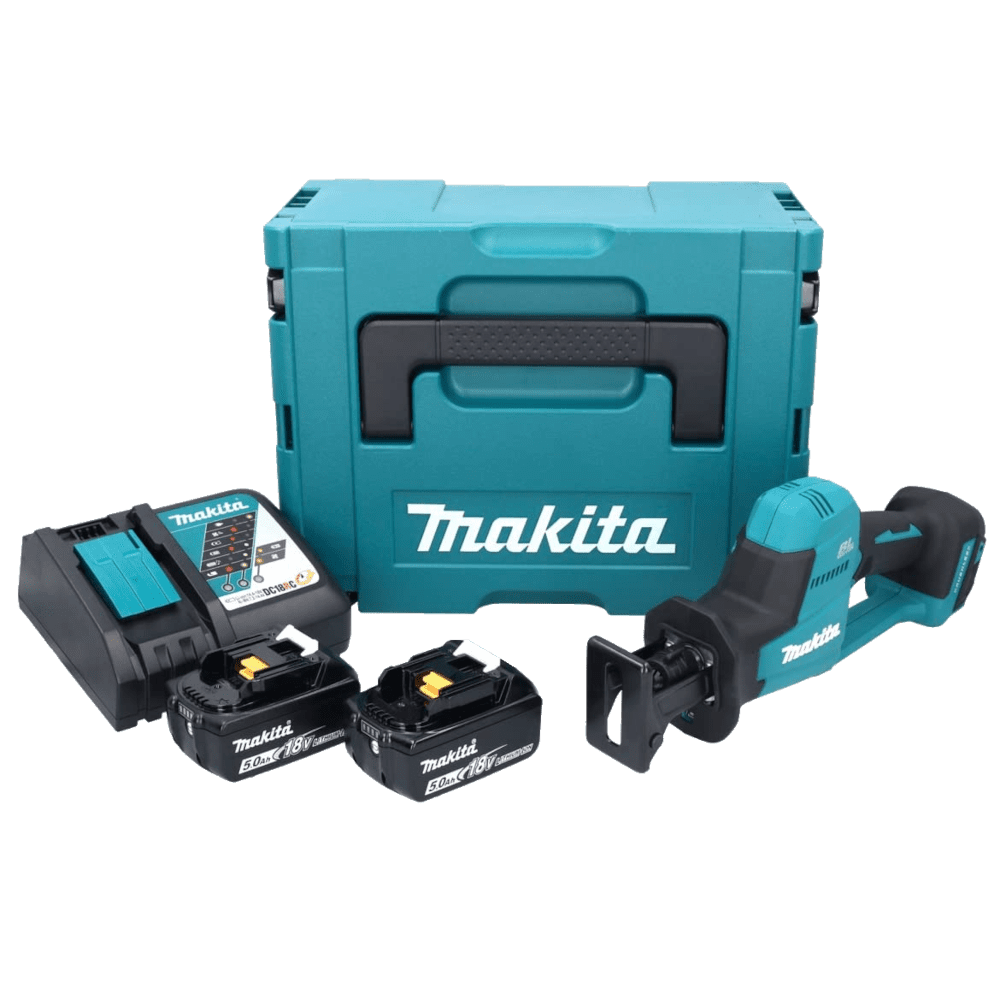 Fierastrau sabie cu 2 acumulatori Makita DJR189RTJ Fierastrau sabie cu 2 acumulatori Makita DJR189RTJ