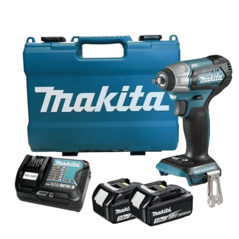 Masina de insurubat cu impact cu 2 acumulatori Makita DTW180RFE Masina de insurubat cu impact cu 2 acumulatori Makita DTW180RFE