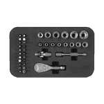 Set chei tubulare si antrenor cu clichet 39 piese Milwaukee