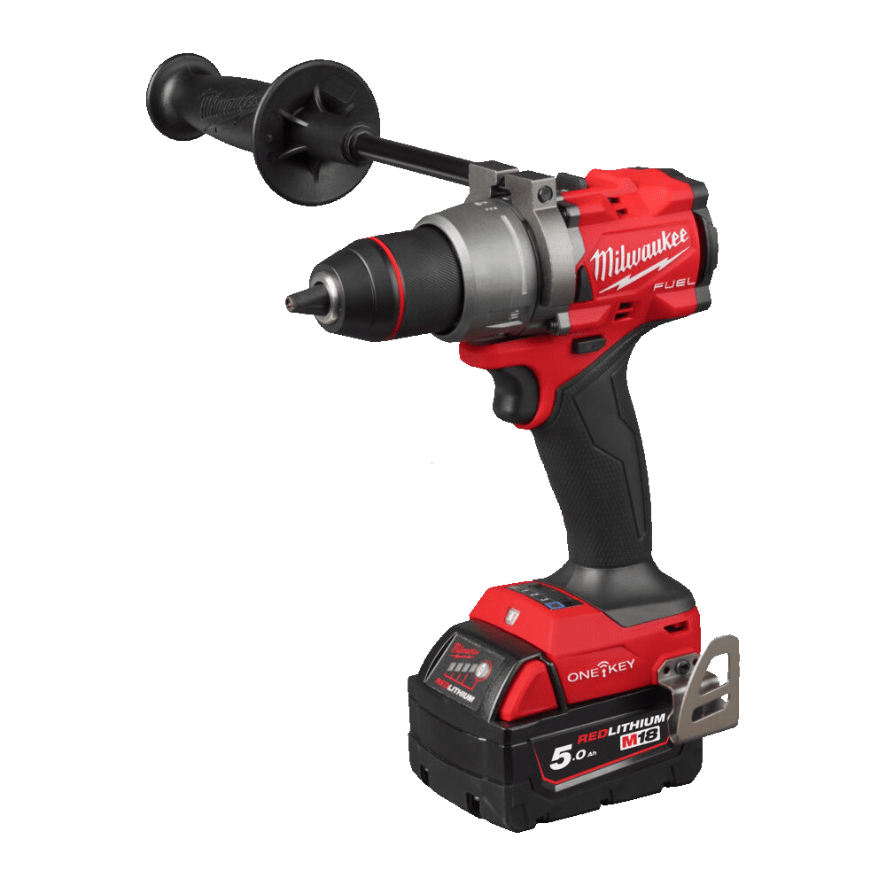 Masina de gaurit cu percutie cu 2 acumulatori 5Ah Milwaukee M18 ONEPD3-502X Masina de gaurit cu percutie cu 2 acumulatori 5Ah Milwaukee M18 ONEPD3-502X
