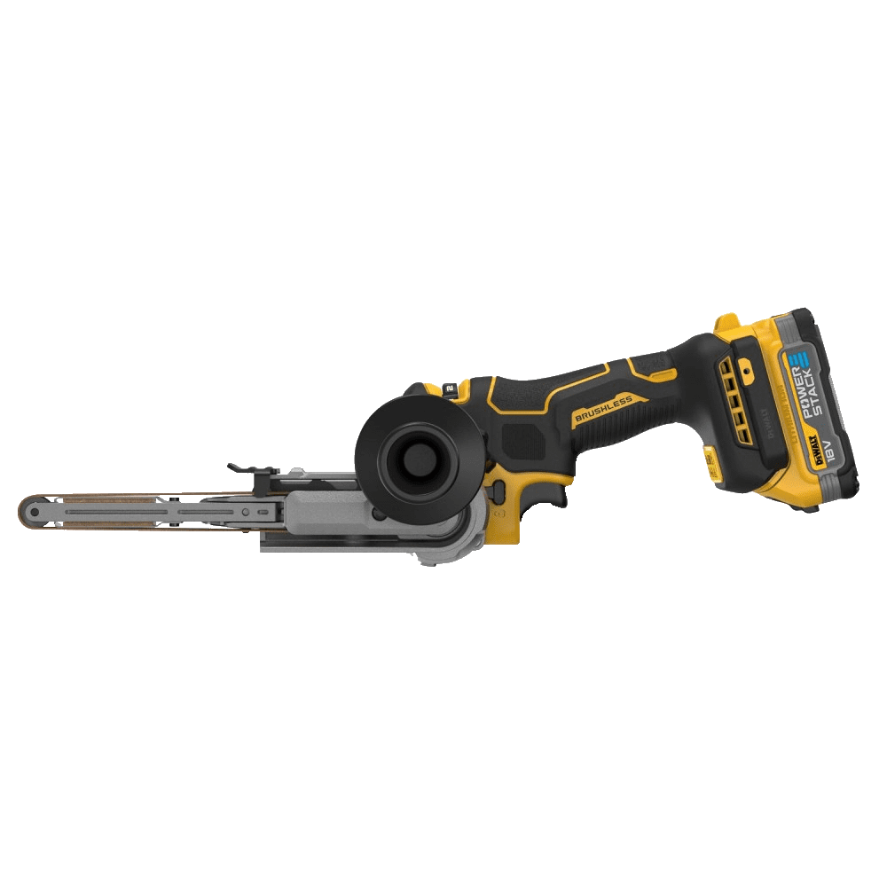 Slefuitor cu banda cu 2 acumulatori DeWalt DCM200E2T Slefuitor cu banda cu 2 acumulatori DeWalt DCM200E2T