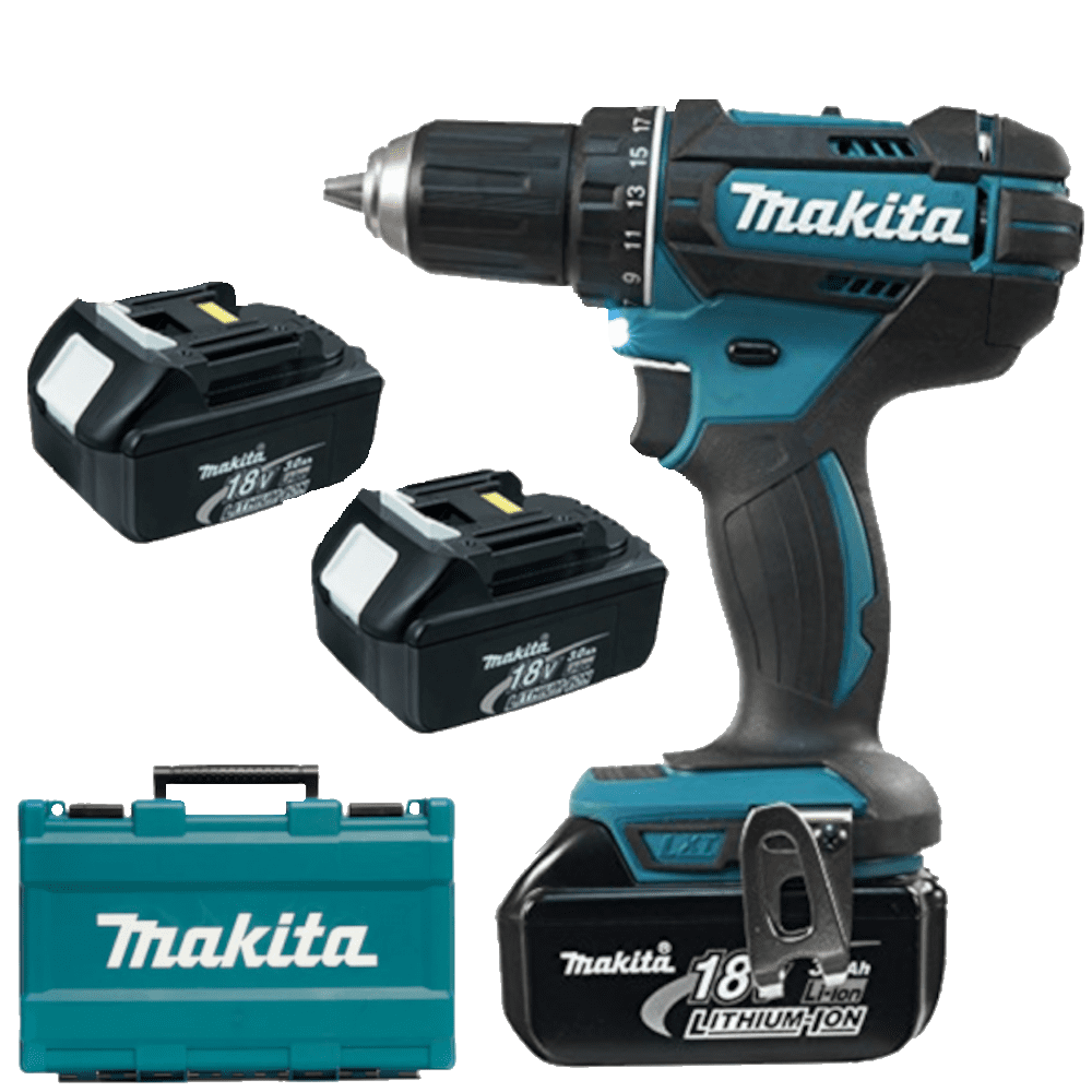 Masina de gaurit/insurubat cu 3 acumulatori Makita DDF482RFE3 Masina de gaurit/insurubat cu 3 acumulatori Makita DDF482RFE3