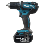 Masina de gaurit/insurubat cu 3 acumulatori Makita DDF482RFE3