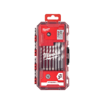 Set 8 burghie multimaterial cu prindere HEX Milwaukee