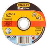 Disc abraziv taiere aluminiu 125mm Stanley FATMAX STA32627