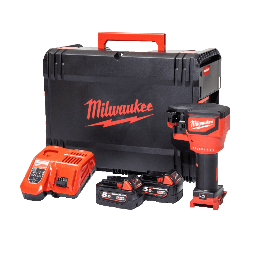 Masina de taiat tije filetate cu 2 acumulatori Milwaukee M18 BLTRC-522X Masina de taiat tije filetate cu 2 acumulatori Milwaukee M18 BLTRC-522X