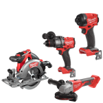 Set 4 scule fara acumulatori Milwaukee M18 FPP4X4-0