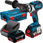 Masina de gaurit cu 2 acumulatori 4Ah Bosch GSR 18 VE-EC