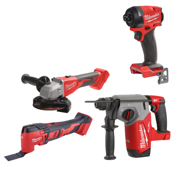 Set 4 scule fara acumulatori Milwaukee M18 FPP4X3-0