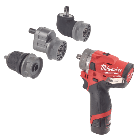 Masina de gaurit cu percutie cu 2 acumulatori Milwaukee M12 FPDXKIT-202X