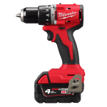 Masina de gaurit cu percutie cu 2 acumulatori 4Ah Milwaukee M18 BLPDRC-402C