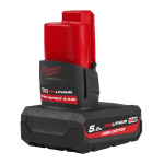 Acumulator 5Ah 12V REDLITHIUM HIGH OUTPUT Milwaukee M12 HB5