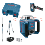 Nivela laser rotativa Bosch GRL 400 H + BT 170 HD + GR 240