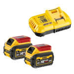 Set incarcator si 2 acumulatori XR FlexVolt DeWalt DCB118T2