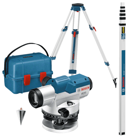 Nivela optica Bosch GOL 32 G + BT 160 + GR 500