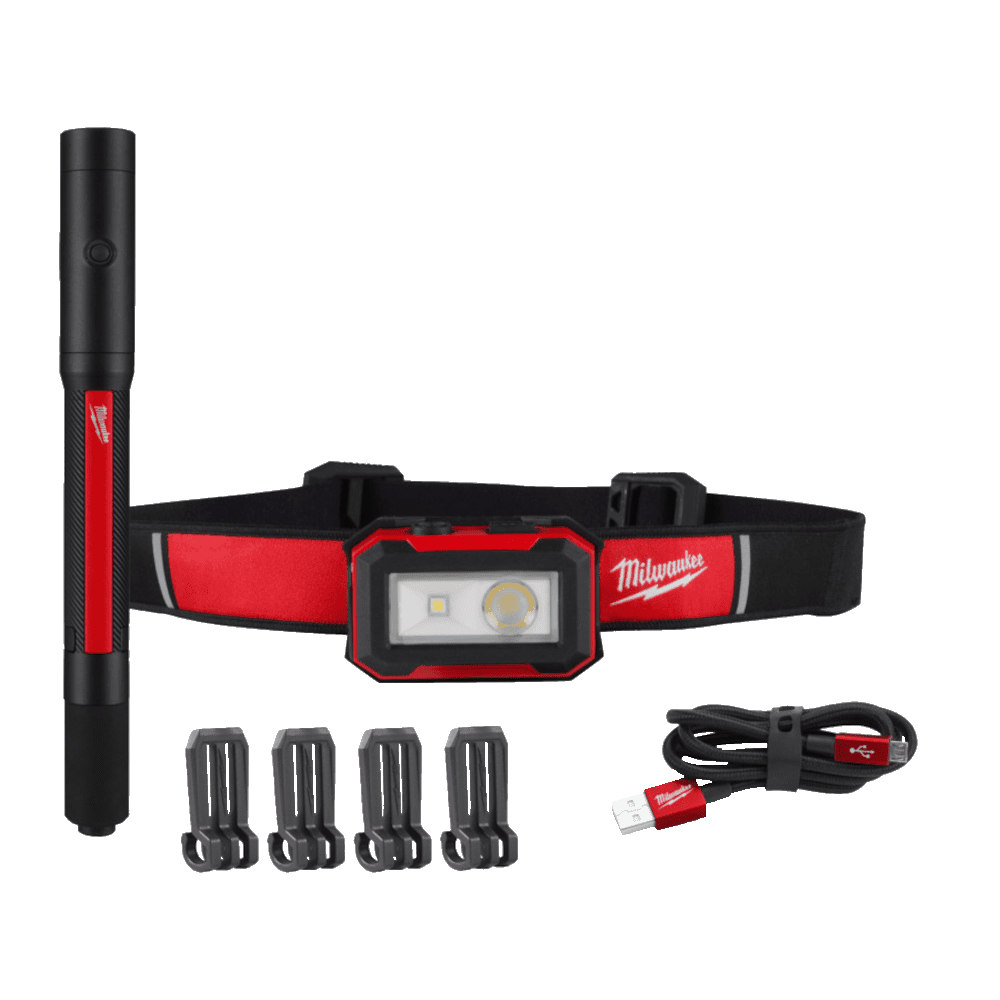 Set lanterna reincarcabila Milwaukee IR HL450PL250 Set lanterna reincarcabila Milwaukee IR HL450PL250