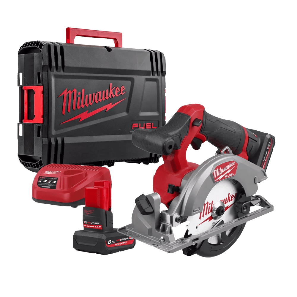 Fierastrau circular cu 2 acumulatori 8Ah Milwaukee M12 FCS442-502X Fierastrau circular cu 2 acumulatori 8Ah Milwaukee M12 FCS442-502X