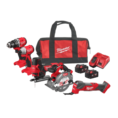 Set 5 scule cu 2 acumulatori M18 BLCPP5A-502B