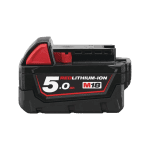 Set 5 scule cu 3 acumulatori Milwaukee M18 FPP5B-503B