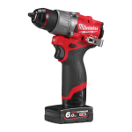 Masina de gaurit si insurubat cu percutie cu 2 acumulatori Milwaukee M12FPD2-602X