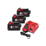 Set 8 scule cu 3 acumulatori Milwaukee M18 FPP8B-503B