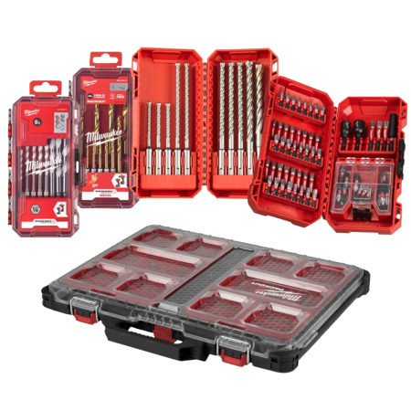 Set 98 de accesorii PACKOUT Milwaukee