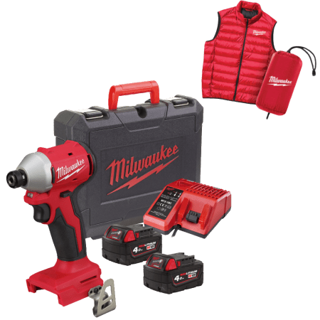 Masina de insurubat cu impact cu 2 acumulatori Milwaukee M18 BLIDRCMC-402C
