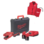 Masina de taiat tevi din inox cu 2 acumulatori Milwaukee M12 PCSSMC-202C
