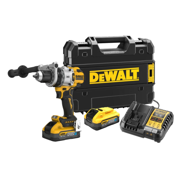 Masina de gaurit si insurubat cu 2 acumulatori DeWalt DCD1007H2T