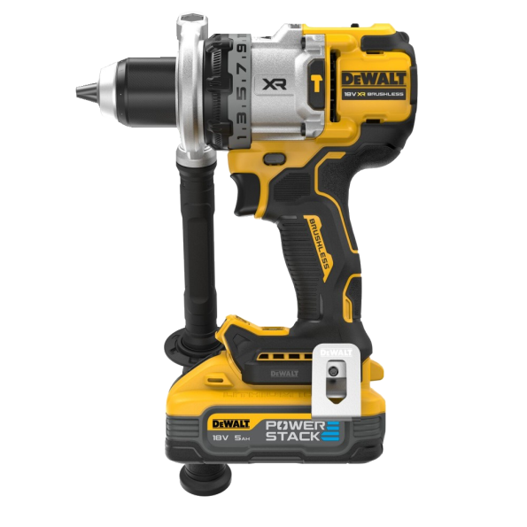 Masina de gaurit si insurubat cu 2 acumulatori DeWalt DCD1007H2T