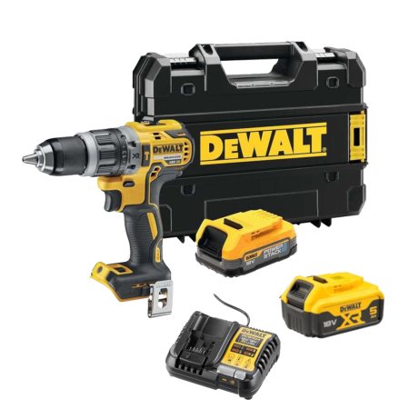 Masina de gaurit/infiletat cu percutie cu 2 acumulatori DeWalt DCD796E1P1T