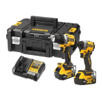Set 2 scule cu 2 acumulatori DeWalt DCK2051P2T