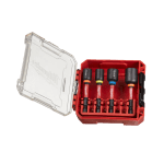 Set 4 chei tubulare magnetice 1/4 Shockwave Impact Duty Milwaukee