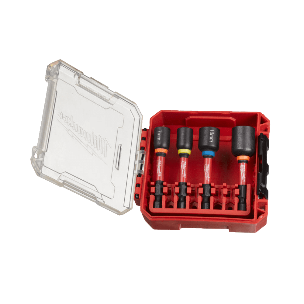 Set 4 chei tubulare magnetice 1/4 Shockwave Impact Duty Milwaukee Set 4 chei tubulare magnetice 1/4 Shockwave Impact Duty Milwaukee