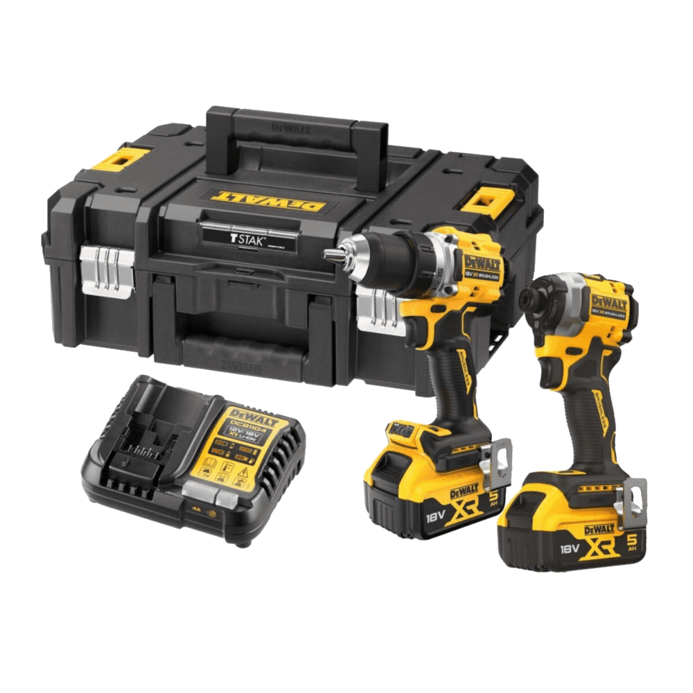 Set 2 scule cu 2 acumulatori DeWalt DCK2051P2T Set 2 scule cu 2 acumulatori DeWalt DCK2051P2T