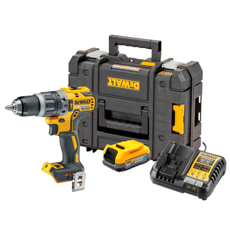 Masina de gaurit/infiletat cu percutie cu 1 acumulator DeWalt DCD796E1T