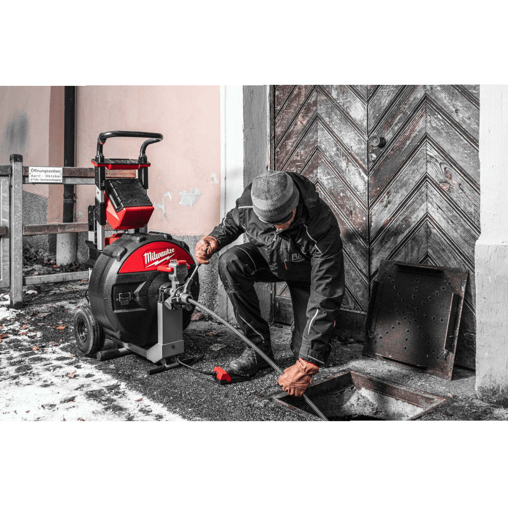 Masina industriala de desfundat tevi Milwaukee MXF LSDP-301 Masina industriala de desfundat tevi Milwaukee MXF LSDP-301