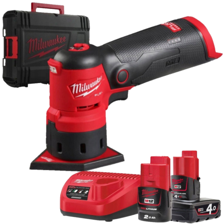 Slefuitor cu 2 acumulatori Milwaukee M12 FDSS-422X