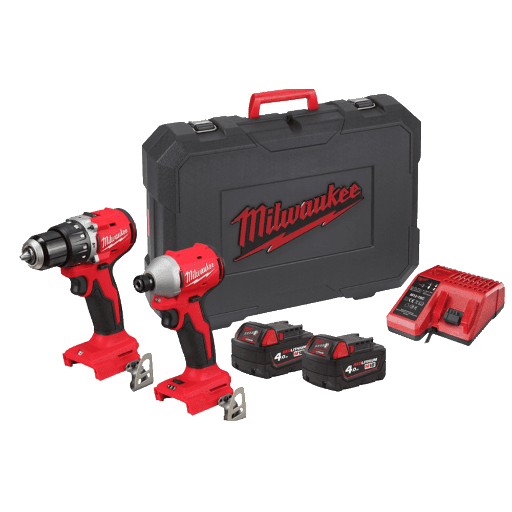 Set 2 scule cu 2 acumulatori Milwaukee M18 BLCPP2A-402C Set 2 scule cu 2 acumulatori Milwaukee M18 BLCPP2A-402C