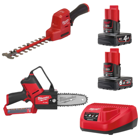 Set 2 scule cu 2 acumulatori Milwaukee M12 FPP2OP2-642
