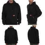 Hanorac negru cu gluga WHB Milwaukee