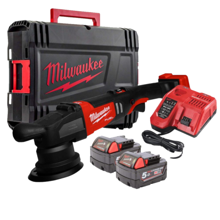 Masina de polisat cu 2 acumulatori Milwaukee M18 FROP15-502X