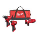 Set 2 scule cu 2 acumulatori Milwaukee M12 BLPP2D-202B